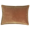 housse de coussin velours beige marron rectangulaire  ib laursen 50 x 70 cm