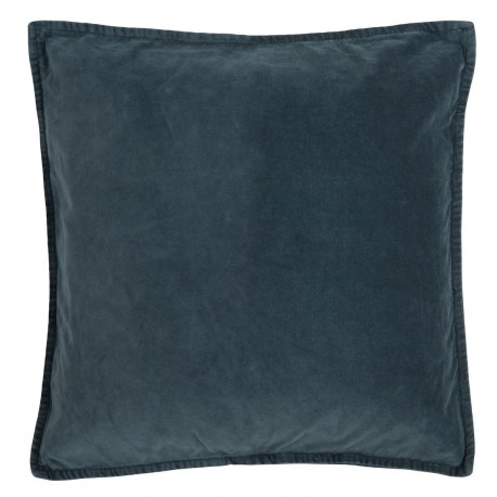 Housse de coussin carré velours bleu marine IB Laursen 50 x 50 cm