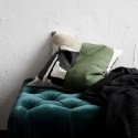 house doctor art housse de coussin vert lin coton 50 x 50 cm Ab1021