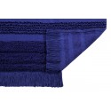 Tapis bleu cobalt coton Lorena Canals Air Alaska Blue 140 x 200 cm