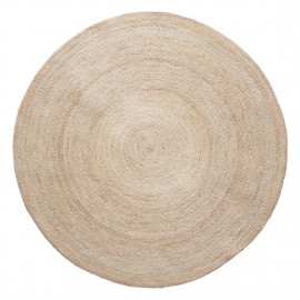 hubsch tapis rond en jute naturelle 150 cm 190601