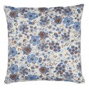 ib laursen housse de coussin fleurs bleues 50 x 50 cm 1902-26