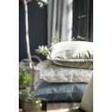 ib laursen housse de coussin fleurie vert olive 50 x 50 cm 1903-29