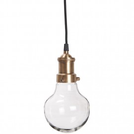 Suspension ampoule rétro vintage laiton IB Laursen