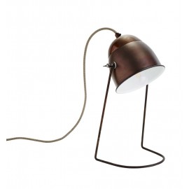 lampe de bureau retro vintage metal bronze L-1298BO