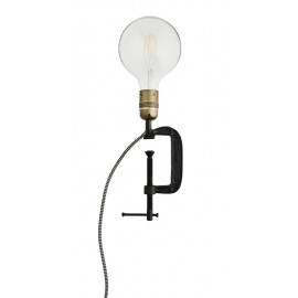 madam stoltz lampe etau metal noir L-2035