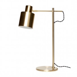 Lampe de bureau design laiton Hübsch