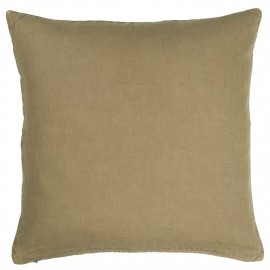 Housse de coussin carrée lin vert IB Laursen