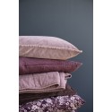 Housse de coussin carrée lin aubergine IB Laursen 50 x 50 cm