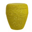 Tabouret design jaune métal Pols Potten Dot