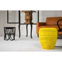 Tabouret design jaune métal Pols Potten Dot