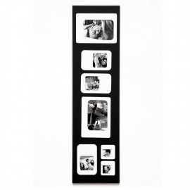 presse citron cadre photo pele mele rectangulaire magnetique noir m7