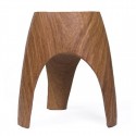 Tabouret bois sculpte Pols Potten 3 Legs