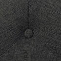 pols potten pebble tabouret textile gris fonce bois 553-030-003