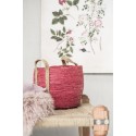 Set de 3 paniers tressés seagrass rose IB Laursen