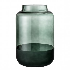 Bloomingville Designvase aus grünem Glas