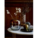 Vase verre soufflé bicolore Bloomingville Brown