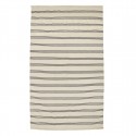 bloomingville tapis coton rayures noir et blanc 32708240