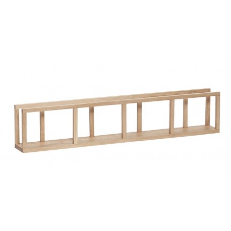 hubsch etagere murale etroite bois clair 880608