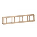 hubsch etagere murale etroite bois clair 880608