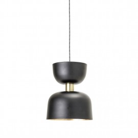 Suspension design métal noir laiton Bloomingville