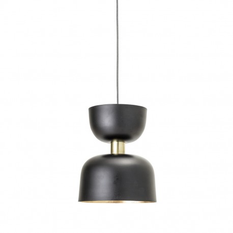 Suspension design métal noir laiton Bloomingville