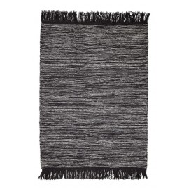 bloomingville tapis gris laine franges 32703176