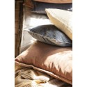 ib laursen housse de coussin carree velours marron 6230-49