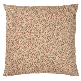 Housse de coussin carrée petites fleurs rose rouge IB Laursen