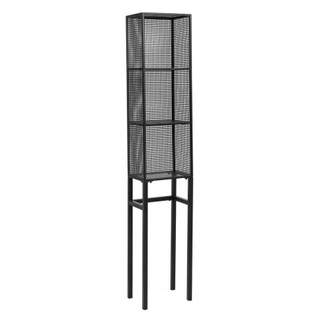 nordal etagere a poser etroite industrielle 3 tablettes metal perfore