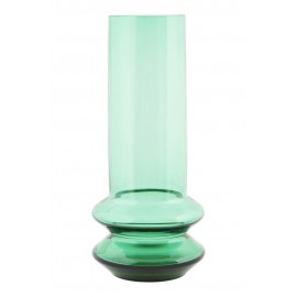 Vase verre tube design House Doctor Forms vert