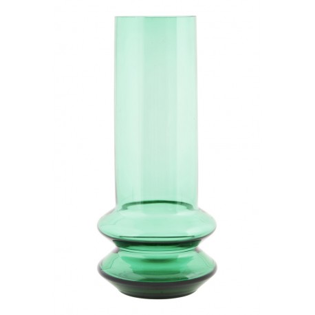 Vase verre tube design House Doctor Forms vert