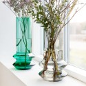 house doctor forms vase verre tube design vert