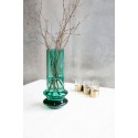 Vase verre tube design House Doctor Forms vert