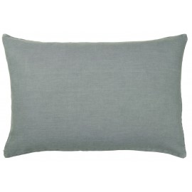 ib laursen housse de coussin rectangulaire lin uni bleu delave 6201-68