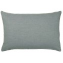 ib laursen housse de coussin rectangulaire lin uni bleu delave 6201-68