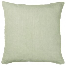 ib laursen housse de coussin carree lin uni vert menthe delave