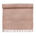 bungalow denmark tapis descente de lit chindi rose nude 60 x 90 cm