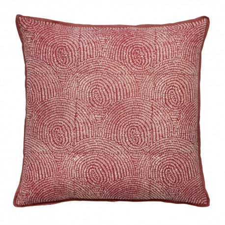 Housse de coussin soie rouge Bungalow Denmark Zen