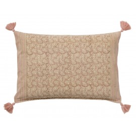 Coussin vintage style hippie rose Bungalow Denmark Nisha