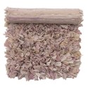 petit tapis chiffon tissu recycle bungalow denmark rose pastel