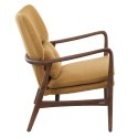 Fauteuil vintage bois Pols Potten Peggy ocre