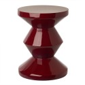 pols potten zig zag tabouret design rouge bordeaux 510-070-076