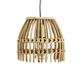 Petite suspension bambou tressé style naturel Madam Stoltz