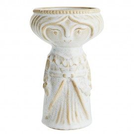 Kleine Madam Stoltz Woman Vase aus Steinzeug