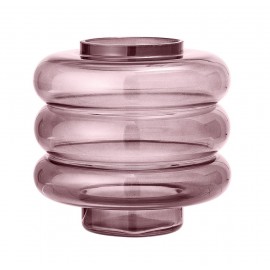 bloomingville vase design verre rose 82043014