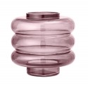 Vase design verre Bloomingville rose