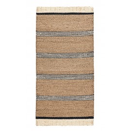 Tapis jonc de mer naturel rayé House Doctor Beach