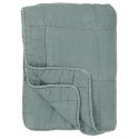 ib laursen couverture matelassee coton bleu poudre 130 x 180 cm