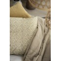 Housse de coussin coton fleuri IB Laursen jaune